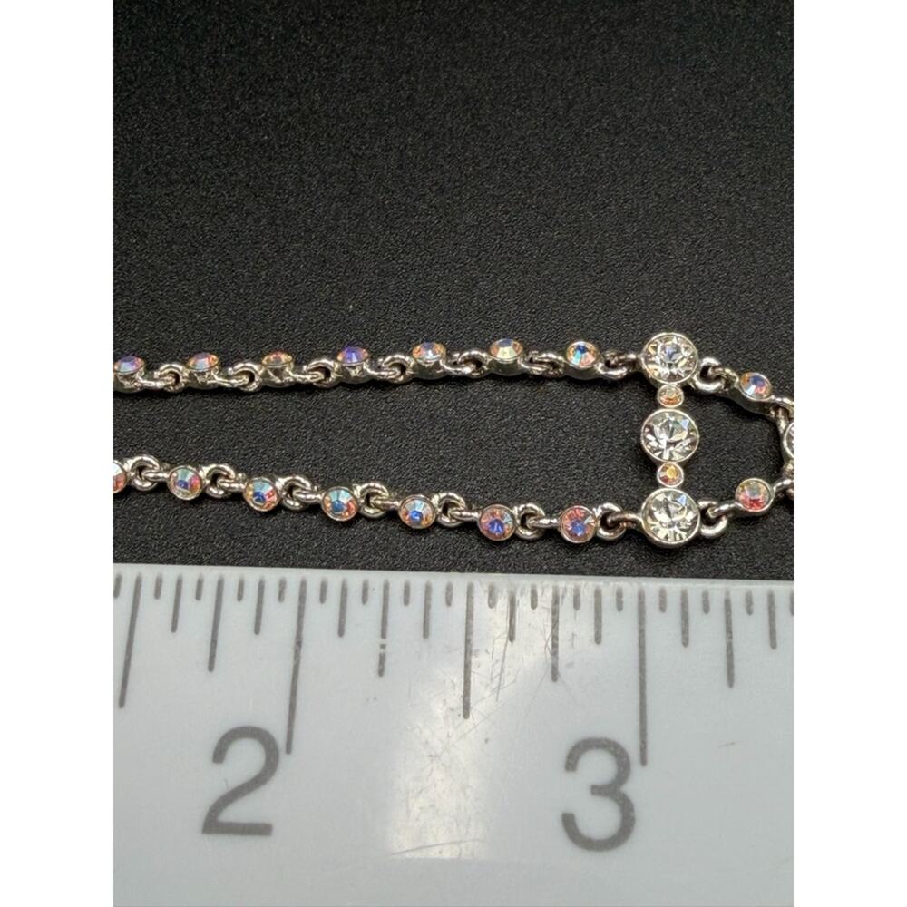Givenchy flex Tennis Bracelet Crystal rhinestone #E444 - Picture 4 of 13